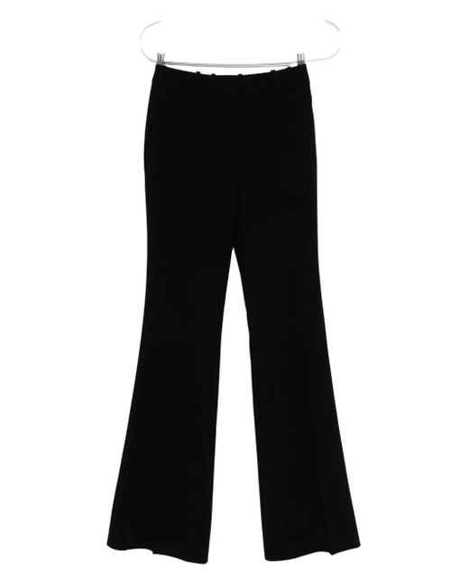 Ermanno Scervino Black Pressed-Crease Trousers