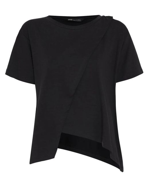 UMA | Raquel Davidowicz アシンメトリー Tシャツ Black