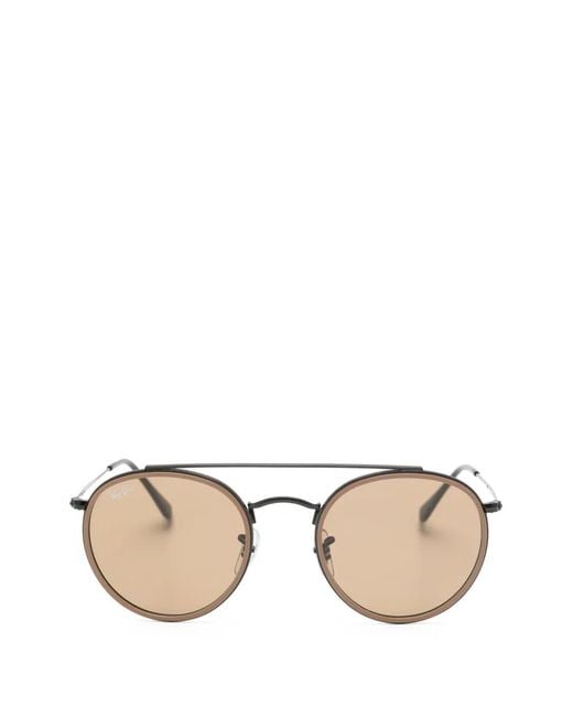 Ray-Ban Natural Round-Frame Sunglasses