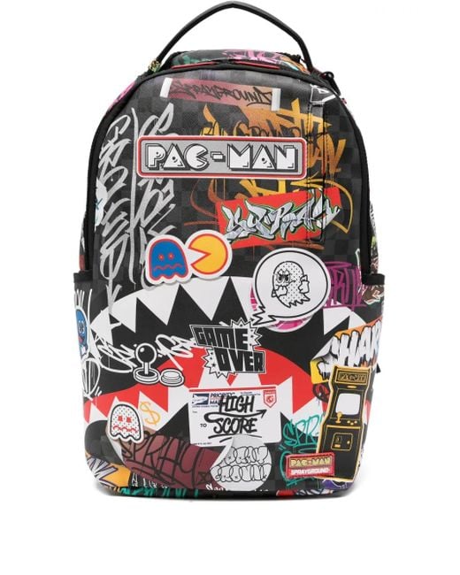 Sprayground Pac- Rugzak Met Graffiti-Effect in het Gray