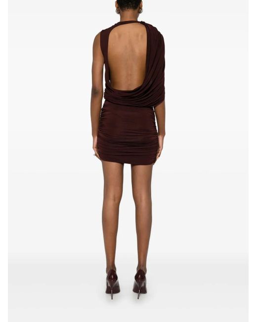 Magda Butrym Purple Mini Dress
