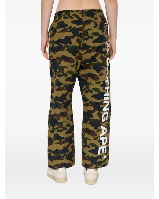 Pantalon À Imprimé Camouflage A Bathing Ape en coloris Green