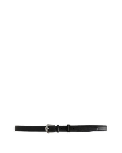 Zadig & Voltaire White Jim Belt 25Mm