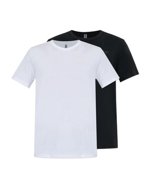 Moschino Blue Logo-Detail T-Shirt (Pack Of Two) for men