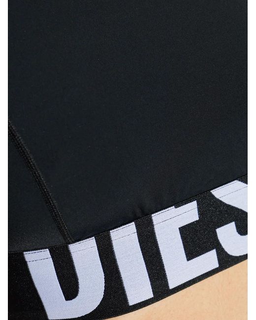 DIESEL Blue Sibilla-D-Pop Logo-Band Top