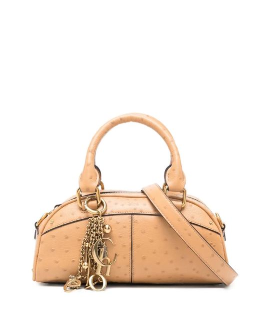 Chloé Natural Bowling Leather Handbag
