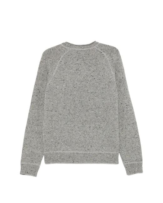DSquared² Gray Jersey With Logo Patch for men