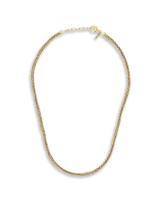 Desmo Metallic Interlace Necklace
