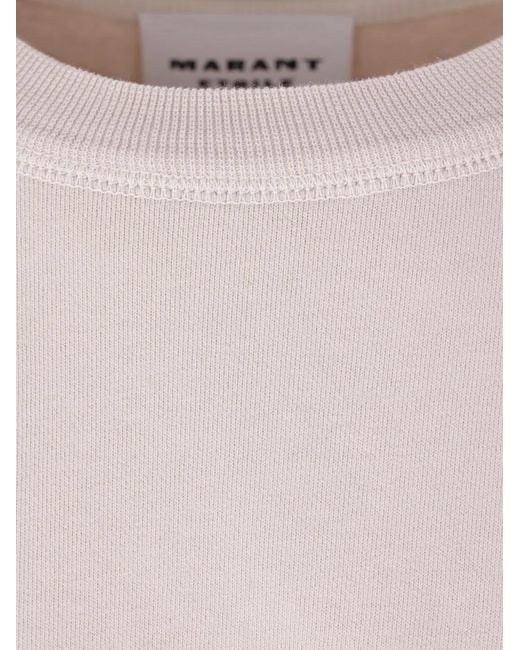 Isabel Marant Natural Sauria Draped Sweatshirt