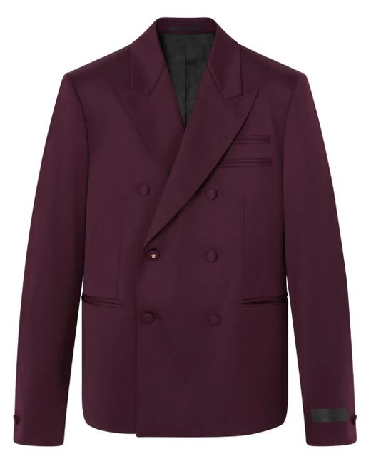 メンズ Versace ダブルジャケット Purple