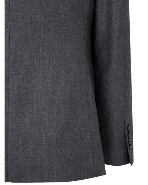 MAN ON THE BOON. Black Wool Blazer for men
