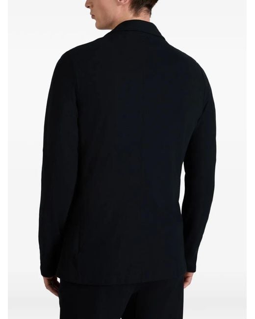 Zanone Blue Slim-Fit Patch-Pocket Blazer for men