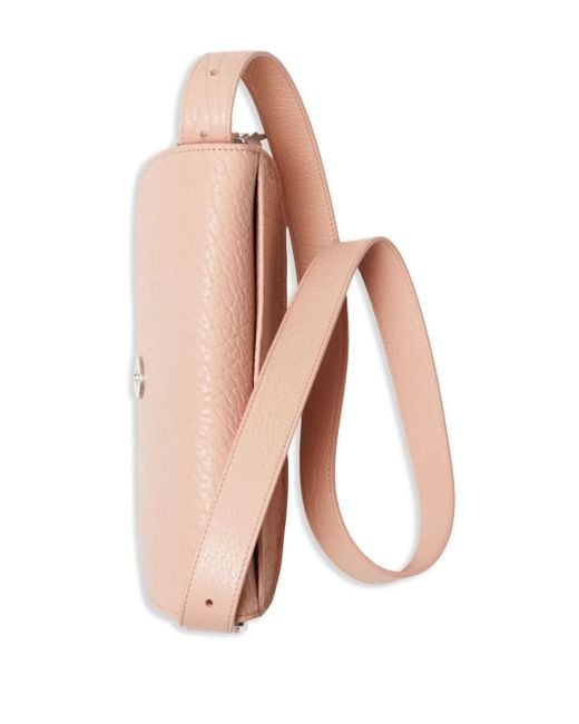 Burberry Pink Chess Leather Satchel