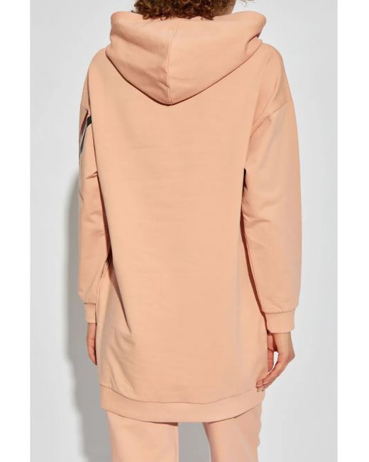 Moschino Natural Logo Hoodie