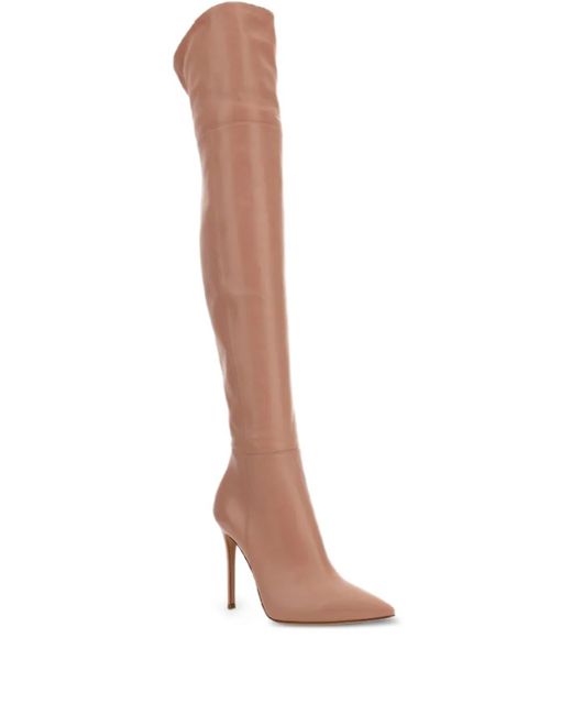 Gianvito Rossi White 100Mm Bea Boots
