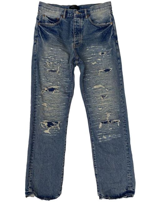 Purple Brand Vintage Laser Repair Jeans in Blue für Herren