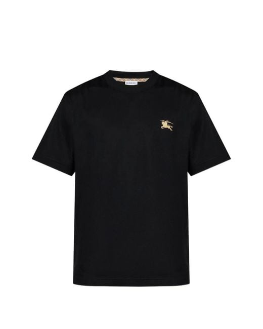 Burberry Black Knight Cotton T-Shirt for men