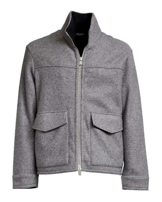 Chaqueta con bolsillos con solapa Dondup de hombre de color Gray