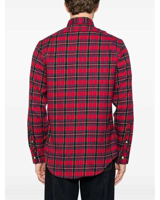 Polo Ralph Lauren Red Checked Shirt for men