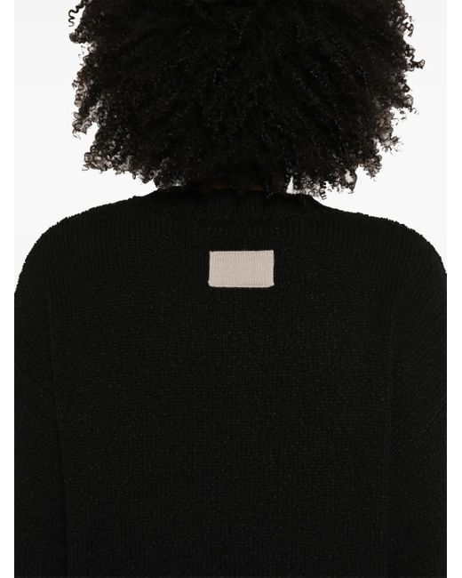 AYA MUSE Katoenen Trui in het Black