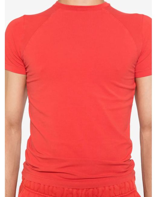 Entire studios Red T-Shirt mit Raglanärmeln