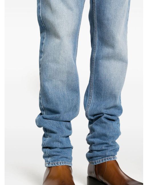 Isabel Marant Blue Straight-leg Cotton Jeans for men