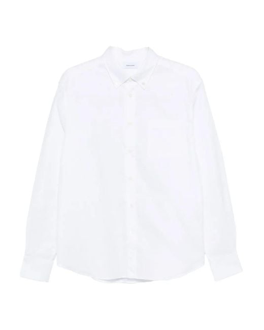 Ferragamo White Cotton Shirt