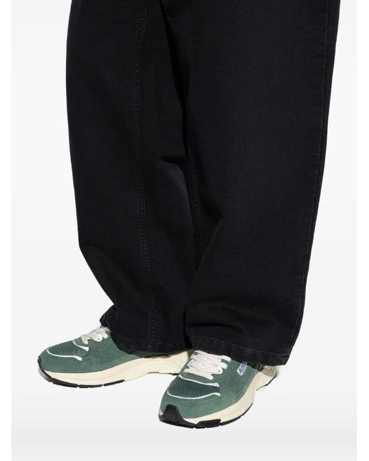 Autry Green Panelled Sneakers for men