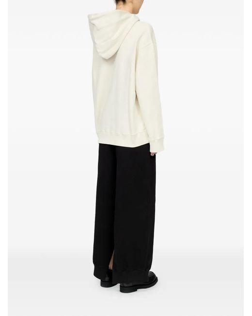 MM6 by Maison Margiela White Mannequin-Print Sweatshirt