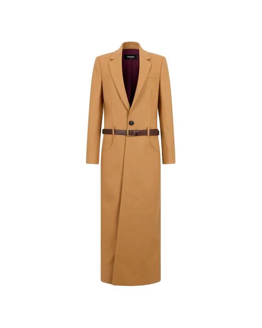 DSquared² Multicolor Low-Belt Coat