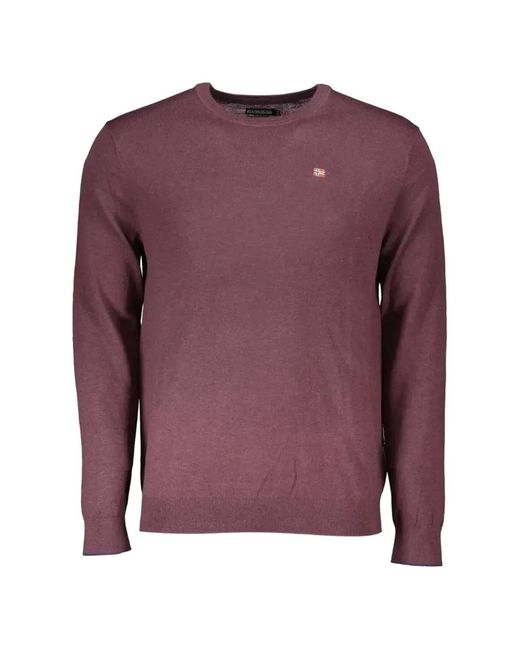 Pull À Patch Logo Napapijri pour homme en coloris Purple