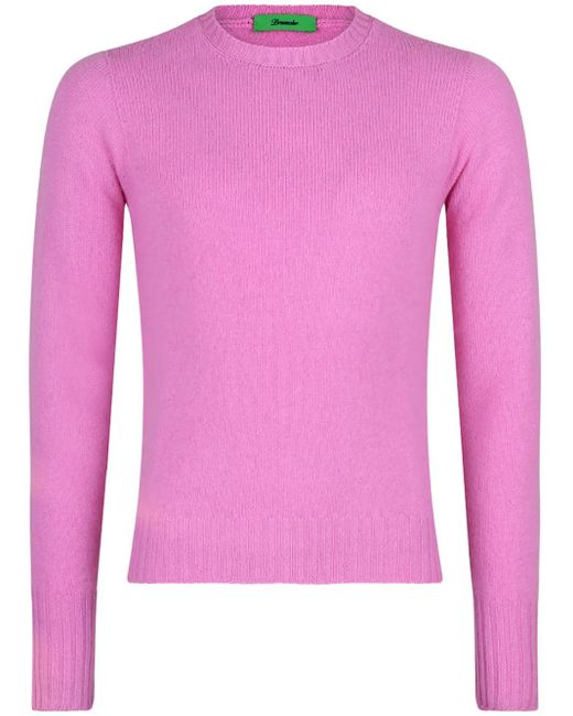 Drumohr Pullover aus Lammwolle in Pink für Herren