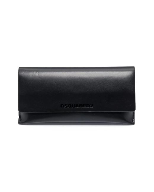 DSquared² Black Icon Square-Frame Sunglasses for men