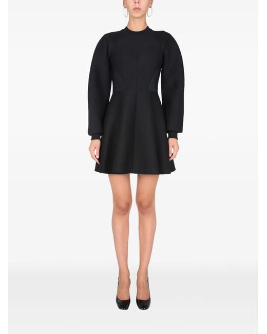 Dolce & Gabbana Black Long-Sleeve Mini Dress