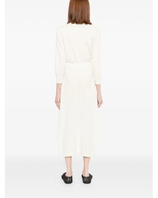 N.Peal Cashmere White Willa Dress