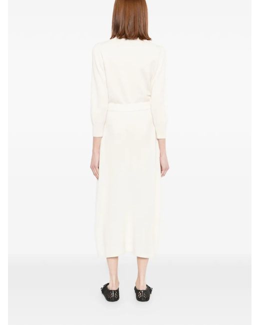N.Peal Cashmere White Willa Dress