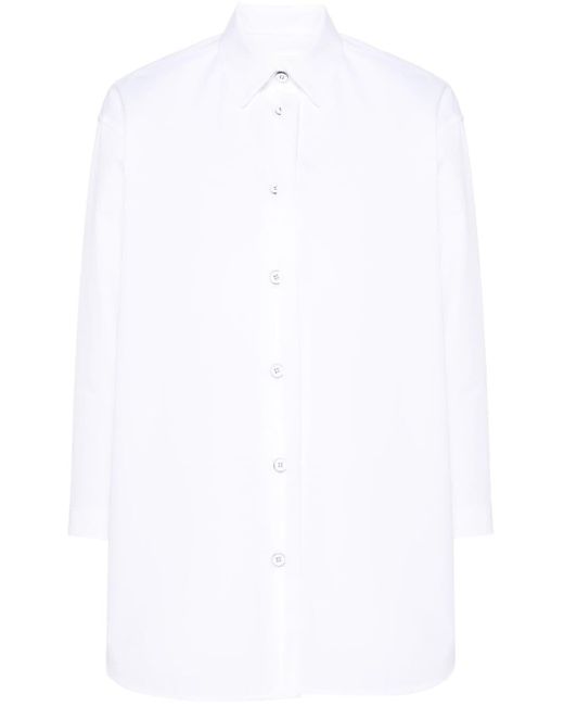 Chemise à poignets fendus Jil Sander en coloris White