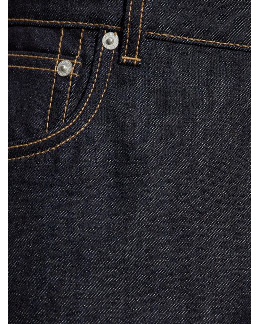 Vaqueros Con Parche Del Logo McQueen de hombre de color Blue