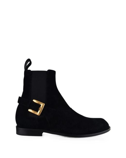 Balmain Black Anthem Chelsea Boots for men