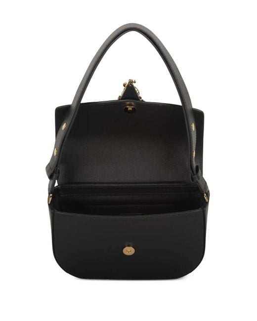 Versace Black Virtus Shoulder Bag