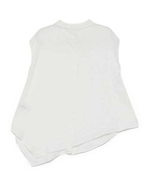 Forme D'expression White Linen Vest
