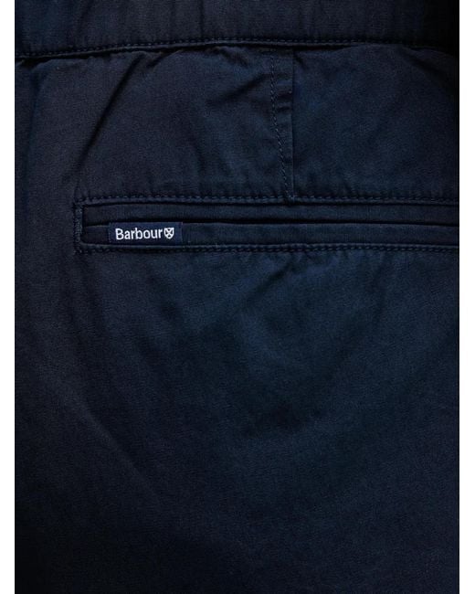 Barbour Blue Logo Trousers for men