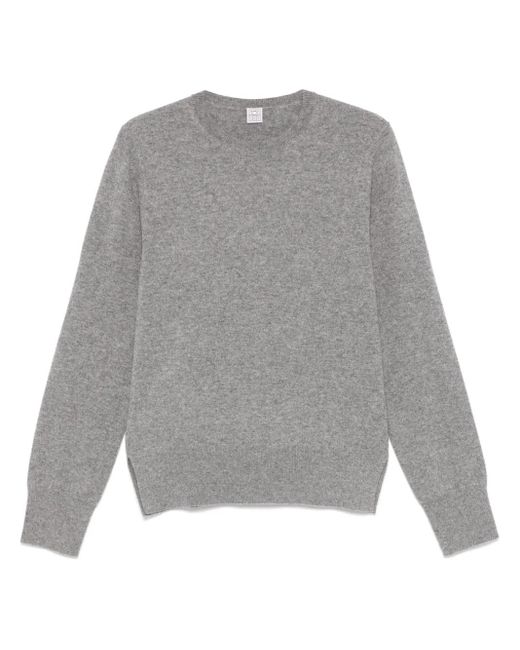 Totême  Gray Crew-Neck Cashmere Knit