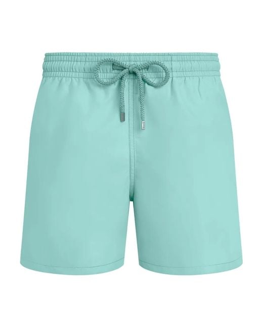 Vilebrequin Blue Drawstring Swim Shorts for men