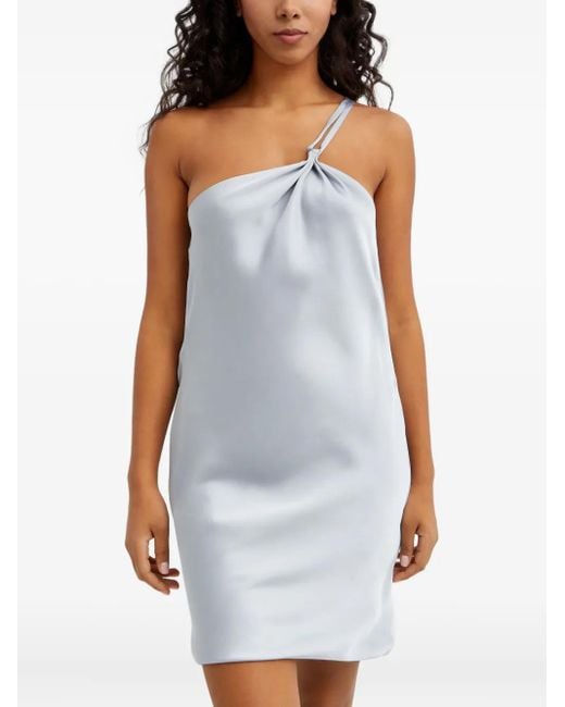 Norma Kamali White Open-Back Mini Dress