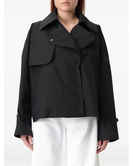 Save The Duck Black Greta Snap-Fastening Jacket
