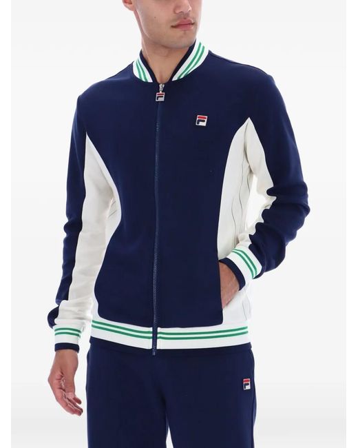 Fila Blue Settanta Baseball Sweatshirt for men