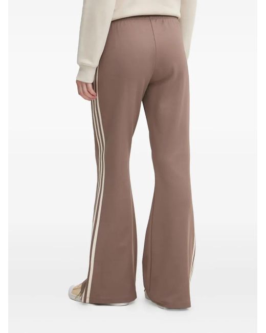 Adidas Natural 3-Stripe Logo Track Pants