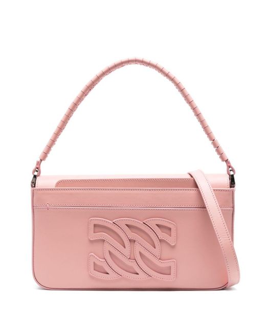 Casadei Pink Minou Leather Tote Bag