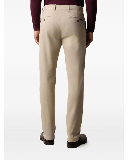 Brooks Brothers Natural Cotton-Blend Trousers for men